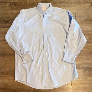 Brooks Brothers Blue Madison Non-Iron Long Sleeve Button Down Shirt Size 16.5 #5